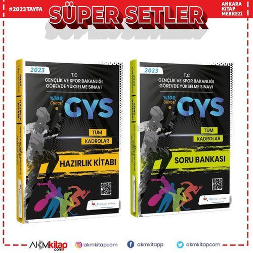 Memur Sınav Yayınları 2023 GYS Gençlik ve Spor Bakanlığı Konu ve Soru Bankası Seti 2 Kitap