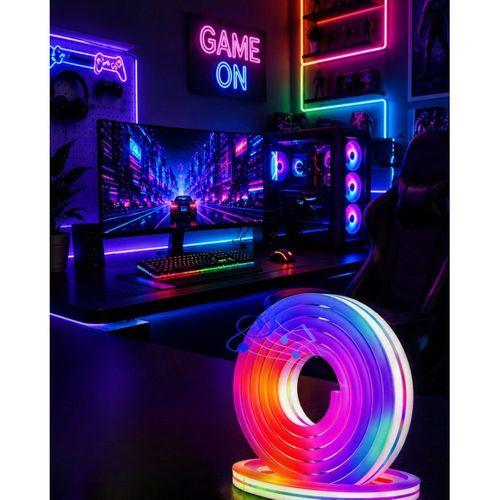 Uygulama Kontrollü Rgb Neon Led Şerit Işık 16 Milyon Renk Destekli