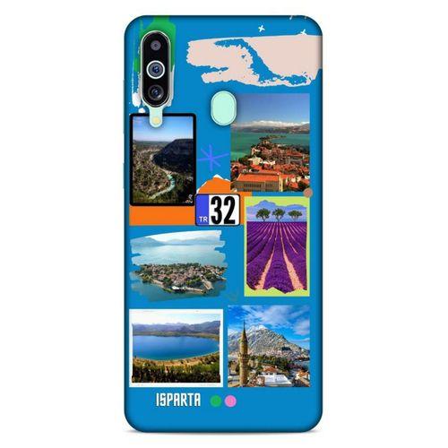 Lopard Samsung Galaxy M40 Uyumlu Kılıf Şehirli ※ (32) Isparta Soft Silikon Kılıf