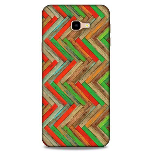 Lopard Samsung Galaxy J4 Plus Uyumlu Kılıf Wood'X (34) Slim Armor Kılıf Desenli