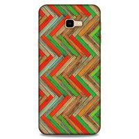 Lopard Samsung Galaxy J4 Plus Uyumlu Kılıf Wood'X (34) Slim Armor Kılıf Desenli