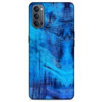 Oppo Reno 4 Uyumlu Kılıf Mavi Delisi (12) Koruyucu Silikon Duvar Kağıdı