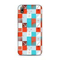 Huawei Y5 2019 Uyumlu Kılıf Insomnia (33) Hybrid Kılıf Turkuaz Kırmızı