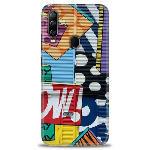 General Mobile GM 20 Pro Kılıf HD Baskılı Kılıf - Grafiti + Tam Ekran Koruyucu