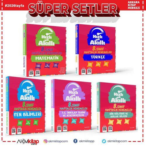Tammat 8.Sınıf 32 Haftalık Deneme Seti 5 Kitap