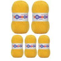 5 Adet Festival Simli Örgü İpi Yünü Renk No:217