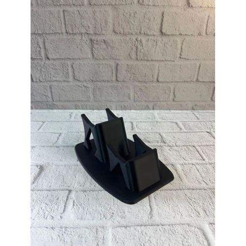 Dekoratif Siyah İkili Gamepad Standı 7x18 Cm