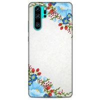 Lopard Huawei P30 Pro Uyumlu Kılıf Bahar (18) Telefon Kılıfları Mavi Kırmızı