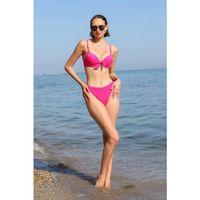 Kadın Destekli Fiyonklu Alt Üst Fuşya Bikini Takım