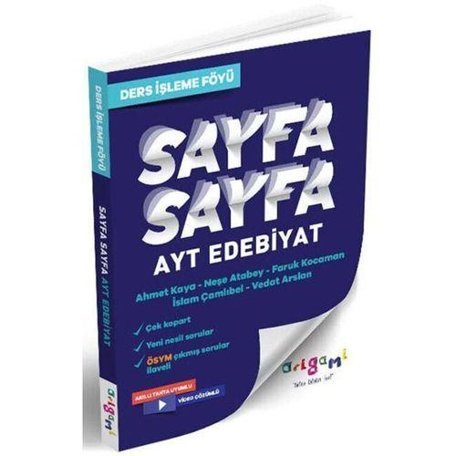 AYT Edebiyat Sayfa Sayfa Ders İşleme Föyü Tammat Yayıncılık