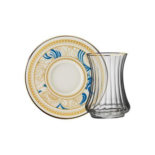 Sandro Moreno 1453 Şal Optik 12 Parça 6 Kişilik Çay Seti 110 Ml Ar263747