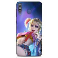 Samsung Galaxy M30 Uyumlu Kılıf Harley Quinn (6) Silikon Kılıf Lacivert
