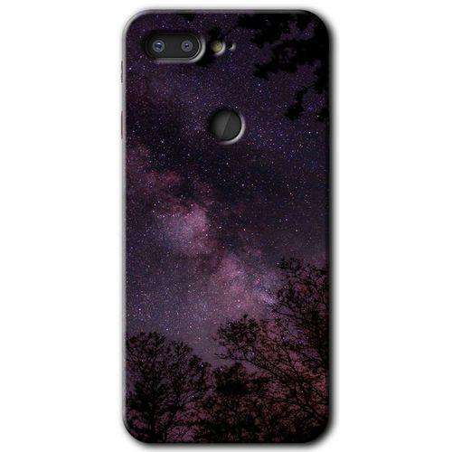 MRCİLETİSİM General Mobile GM 9 Pro Kılıf HD Desen Baskılı Arka Kapak + Temperli Cam - Gece Galaksi