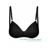 Alışveriş Meydanı Siyah Genç Kız Çocuk Alıştırma Balensiz Boş Kap İlk Sütyen