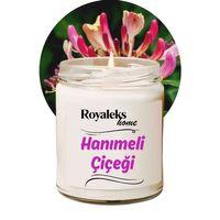 Doğal Özel Seri Kokulu Dekoratif Kavanoz Mum 210 cc - Hanımeli Esansı - RYL