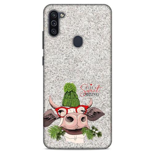 Animax Bereli İnek Samsung Galaxy M11 Kılıf Desenli Silikon