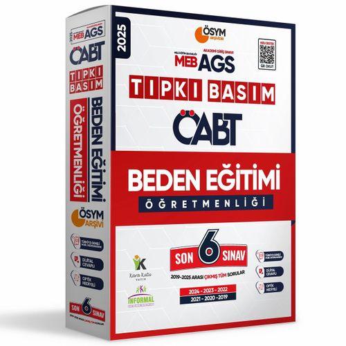 2025 MEB-AGS ÖABT Beden Eğitimi Öğretmenliği ÖSYM Tıpkı Basım 6lı Deneme Paketi