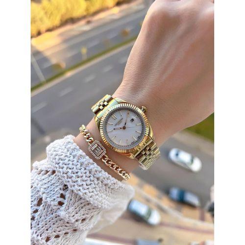 Lee Cooper Çelik Kordonlu 3 Atm Suya Dayanıklı 2 Yıl Garantili Kadın Kol Saati BC.08210.120