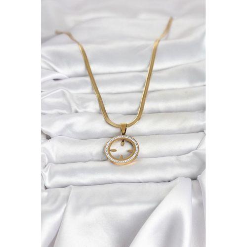 316L Çelik İtalyan Zincir Model Çeyrek Takılabilir Kadın Kolye