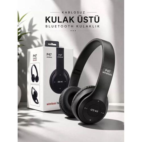 Kulak Üstü Tf Kart Ve Aux Destekli Ergonomik Bluetooth Kulaklık