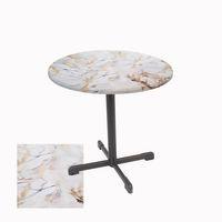 Dockers Halley Yuvarlak ESB Masa Çap 90cm - (Werzalit, Wermodin ve Allzalit Tabla) - Gold