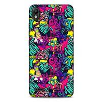 Graffitix (31) Desenli Silikon Kapak LG K20 2019 Kılıf