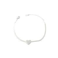 Kalp Bileklik - Gümüş