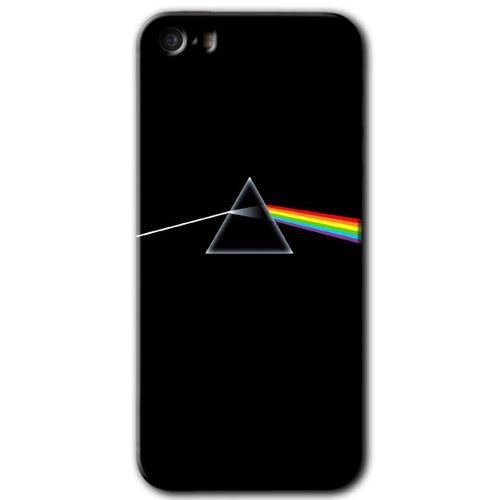 MRCİLETİSİM iPhone 5s Kılıf HD Desen Baskılı Arka Kapak + Temperli Cam - Dark Side