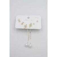 Çoklu Set Küpe - Altın