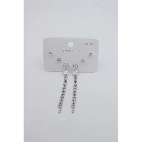 Çoklu Set Küpe - Gümüş