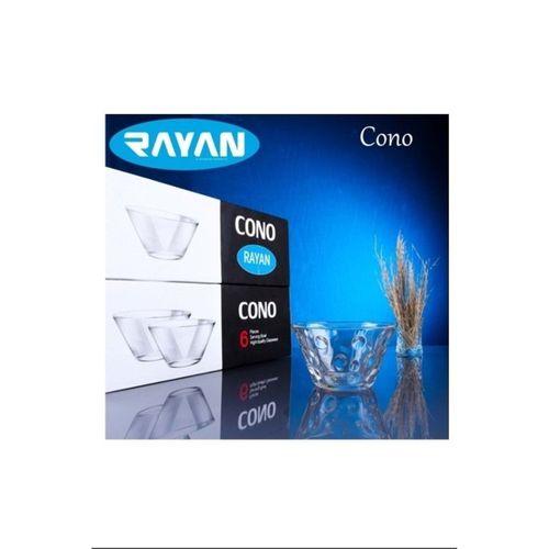 Cono Maria 6'lı Büyük Cam Kase Royaleks-69816