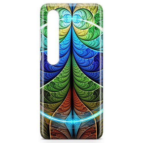 Xiaomi Mi 10 Kılıf Fraktal Rofle Arka Kapak Koruma Desenli Full Koruyucu