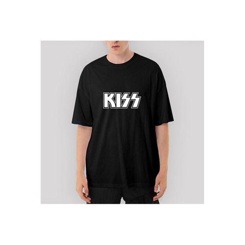 Kiss Oversize Siyah Tişört