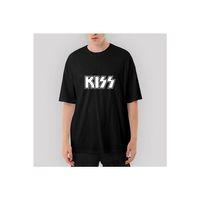 Kiss Oversize Siyah Tişört