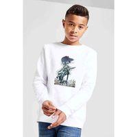 Shen Ji Chapter Baskılı Unisex Çocuk Beyaz Sweatshirt