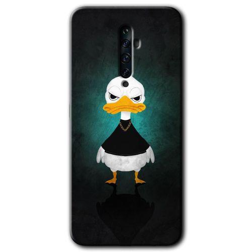 OPPO Oppo Reno 2z Kılıf HD Baskılı Desen + Hayalet Cam Yandan Görünmez