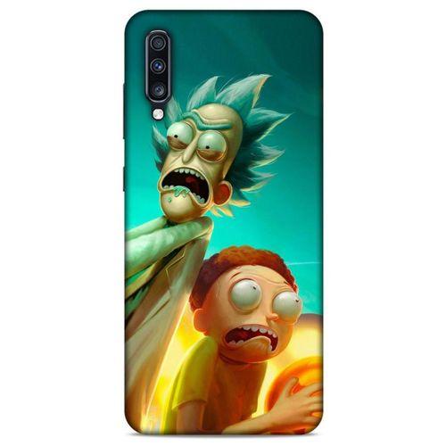 Samsung Galaxy A70s Uyumlu Kılıf Rick And Morty (24) Darbe Emici Kılıf Frank Palicky