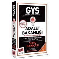 GYS T.C. Adalet Bakanlığı İdari İşler Kadrosu İçin Konu Özetli Soru Bankası Yargı Yayınları