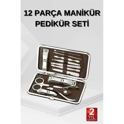 12 Parça El Ayak Temizleme Pense Kir Temizleme Atı Kaş Cımbızı