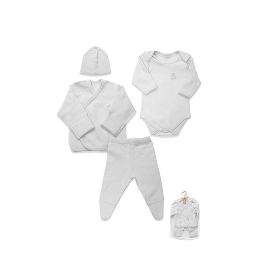 Bistyle Bistyle 4Lü Prematüre Hastane Çıkışı Hello Family 23101 Beyaz