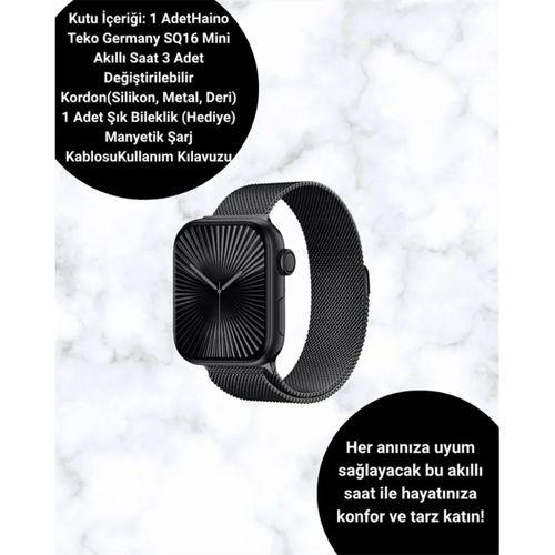 SQ-16 Mini Series 10 – Dokunmatik Akıllı Saat | Kalp Ritmi, Spo2, Uyku Takibi