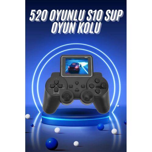 2.4 İnç Ekran 520 Oyunlu Retro Temalı Kablosuz Oyun Kolu El Atarisi