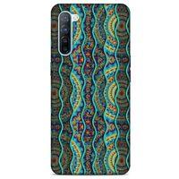 Oppo Reno 3 Kılıf Baskılı Özel Seri Taşlı (32) Soft Silikon Kılıf
