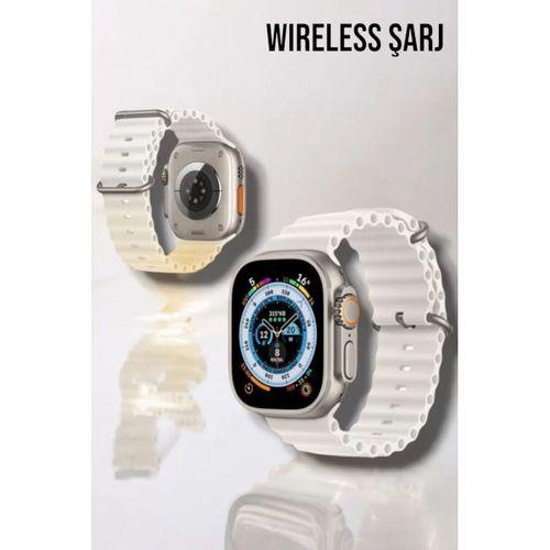 Bluetooth Bağlantılı 49mm Dokunmatik Akıllı Saat Sağlık Ve Spor Takip Özellikli