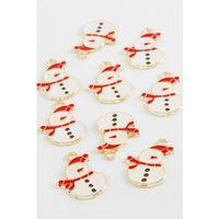 Kardan Adam Yılbaşı Mineli Kolye Ucu 1 Adet