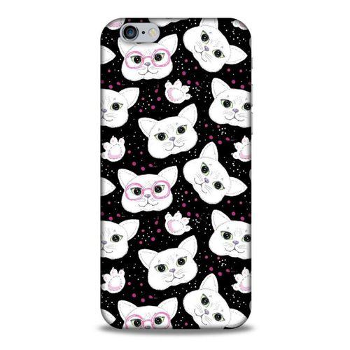 Lopard Apple Iphone 6S Uyumlu Kılıf Kediler (30) Silicone Case Patiler