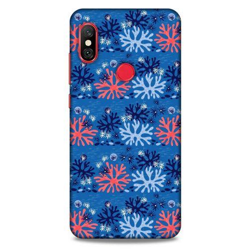 Xiaomi Redmi Note 6 Pro Uyumlu Kılıf Mavi Delisi (36) Glitter Kılıf Lokal