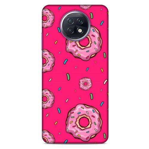 Xiaomi Redmi Note 9T Uyumlu Kılıf Pembe Delisi (28) Arka Kapak Donut