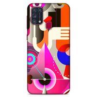 Lopard Samsung Galaxy M31 Uyumlu Kılıf Soyut Sanat (17) Baskılı Tasarım Kılıf