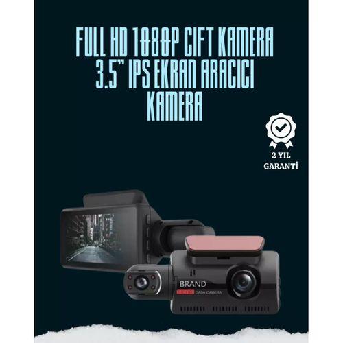 Çift Lensli Araç İçi Kamera – Park Koruma, Gece Görüş Ve Tarih Damgası